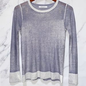 Kokun Bamboo Cashmere Mesh Long Sleeve